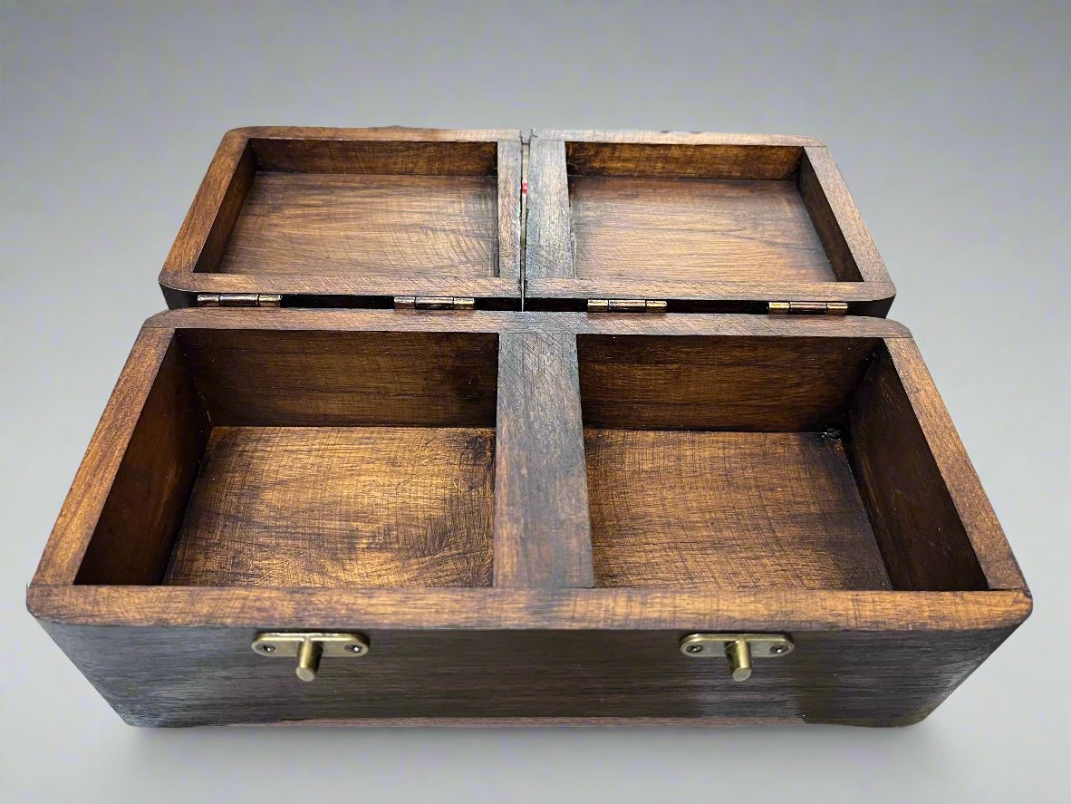 Wooden Duo Jewelry Box